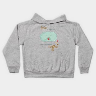 Love is in the air Kids Hoodie